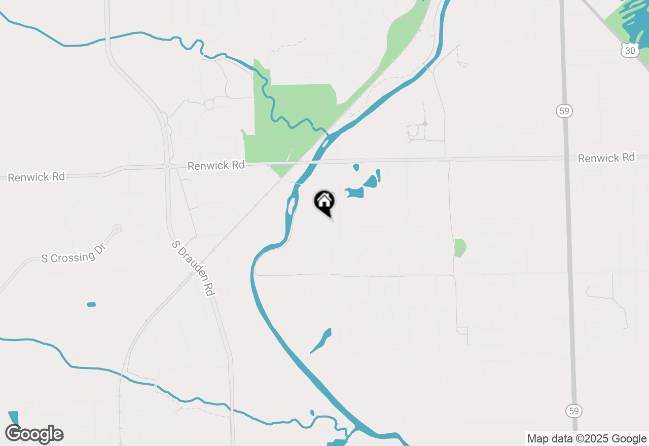 Map of 24820 W Easy Street, Plainfield, IL 60586