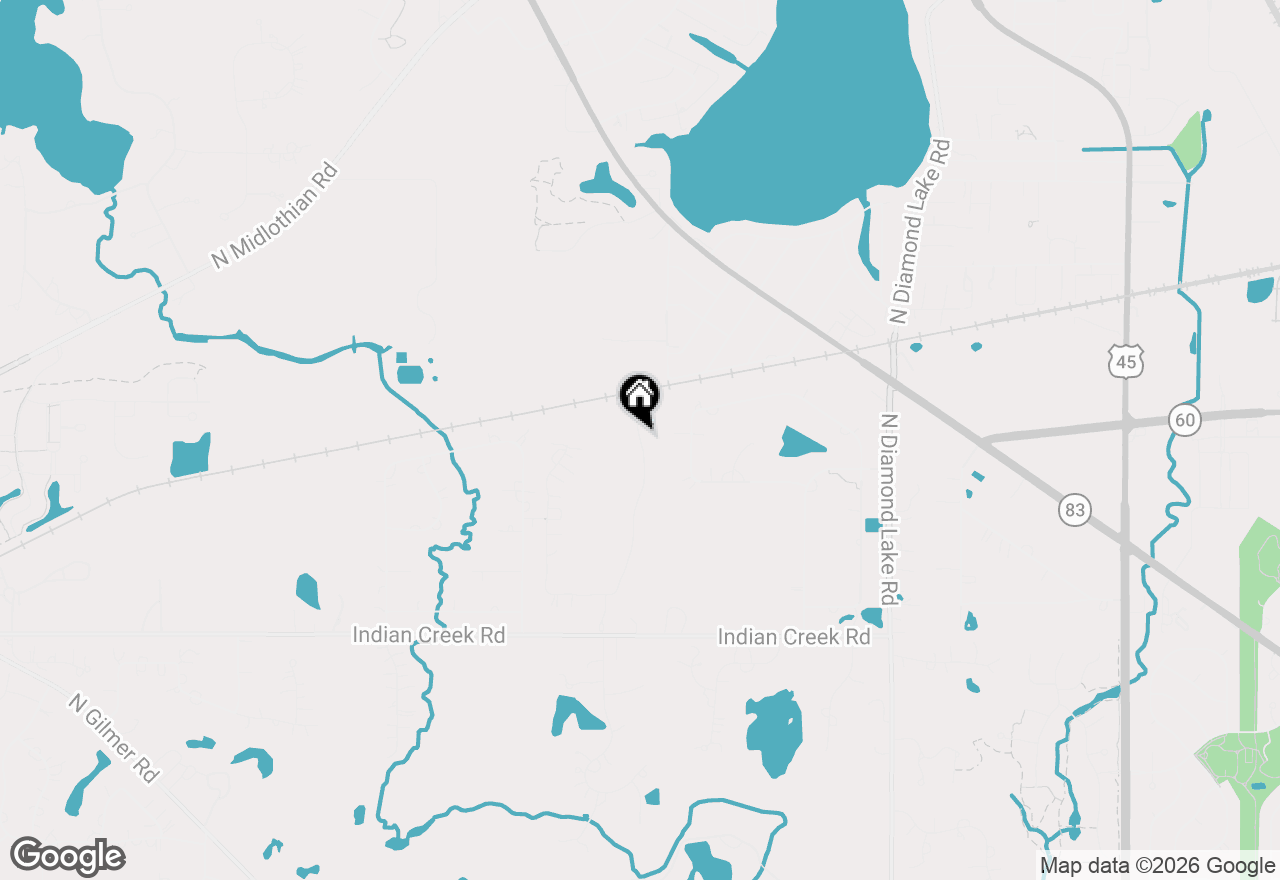 Map of 6862 Ellis Drive, Long Grove, IL 60047