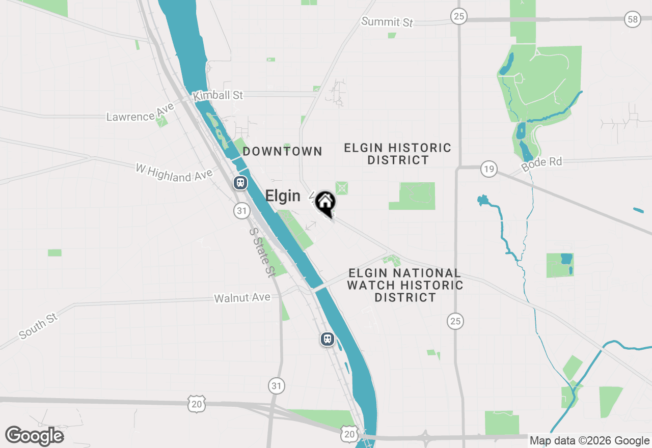 Map of 300 Lake Street, Elgin, IL 60120