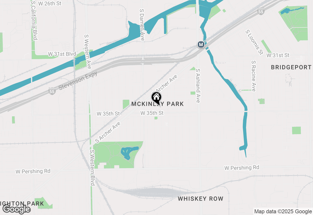 Map of 1901 W 34th Place, Chicago, IL 60608