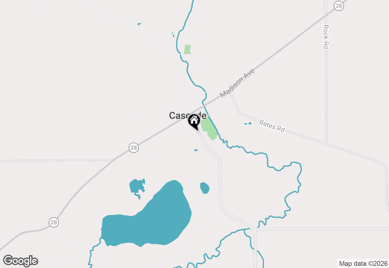 Map of 202 Lake St, Cascade, WI 53011