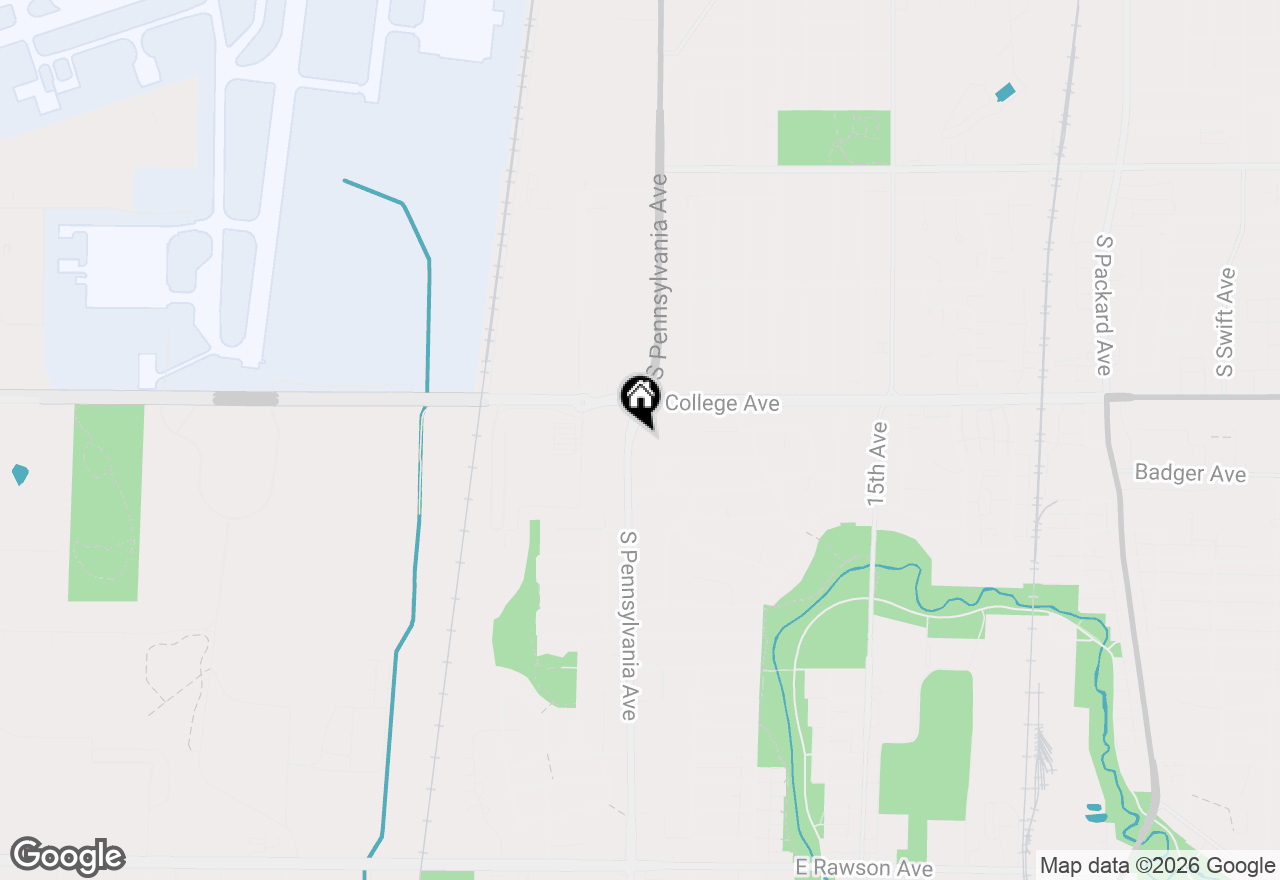 Map of 207 Nicholson Ave, South Milwaukee, WI 53172