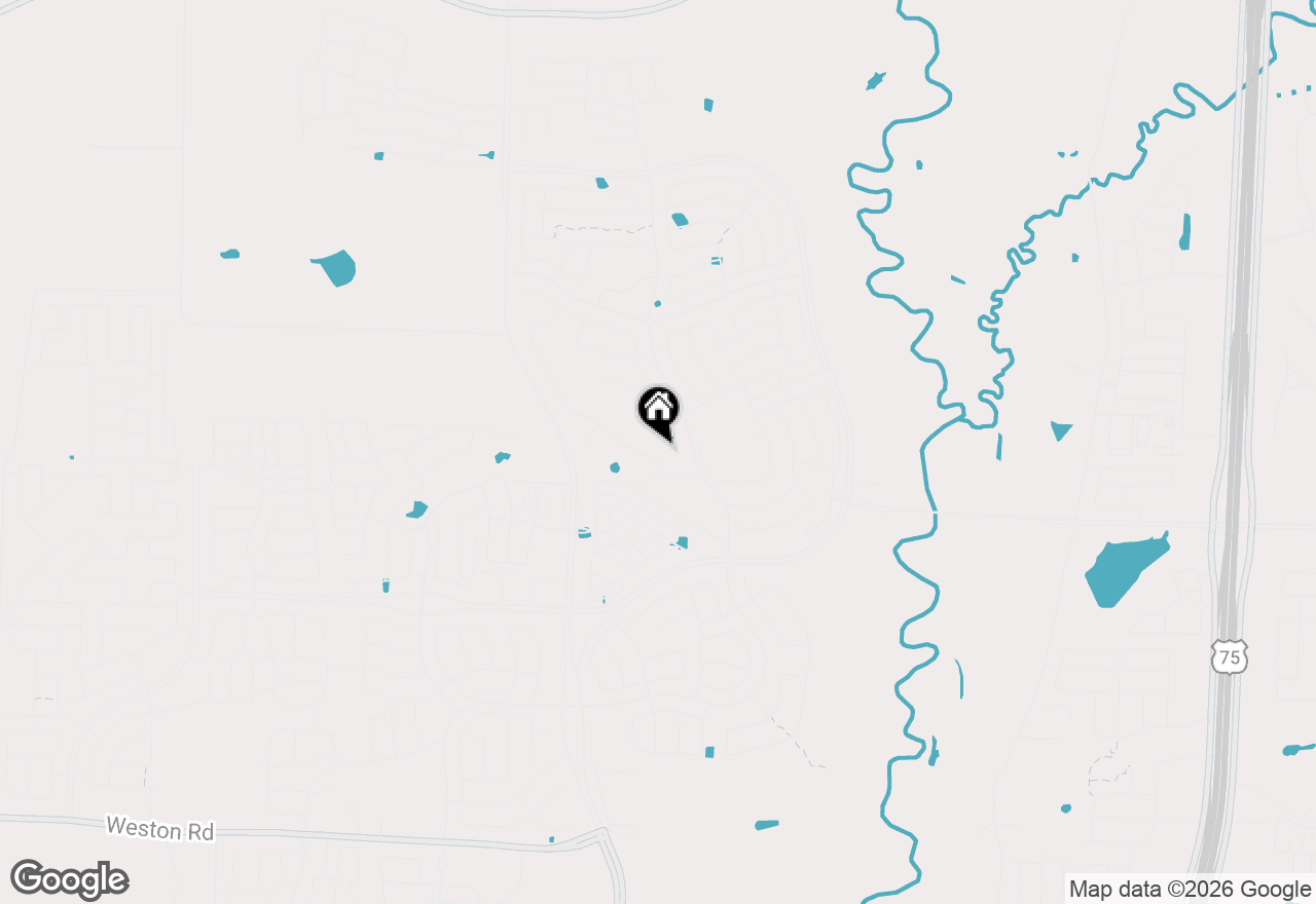 Map of 8516 Autumn Lake Trail, Mckinney, TX 75071
