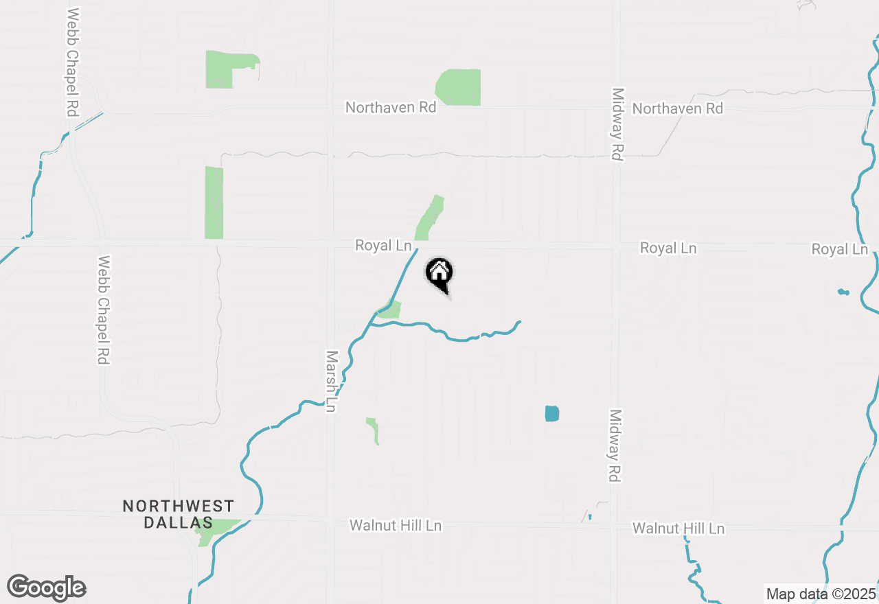 Map of 3838 Princess Lane, Dallas, TX 75229