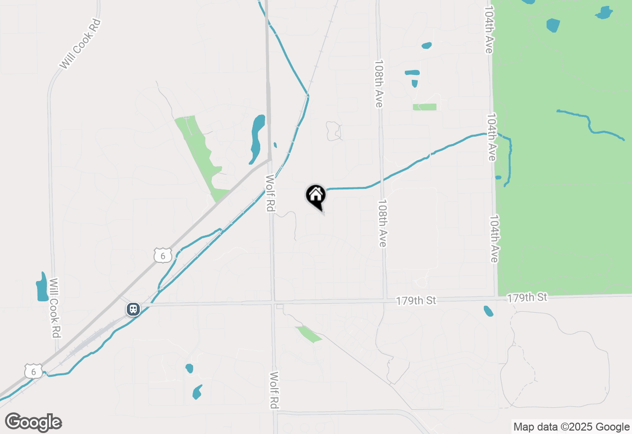 Map of 17558 Sean Drive, Orland Park, IL 60467