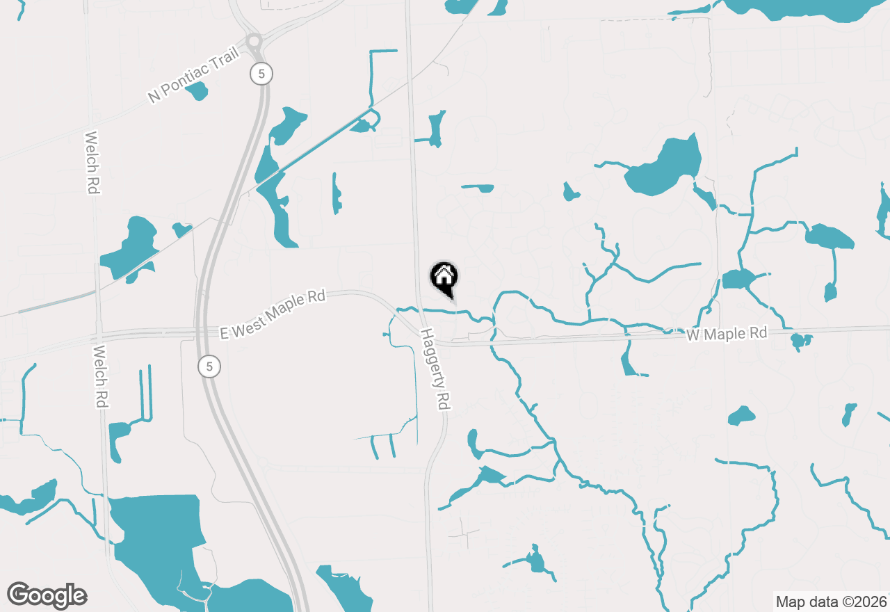 Map of 7212 Berry Field, West Bloomfield, MI 48322