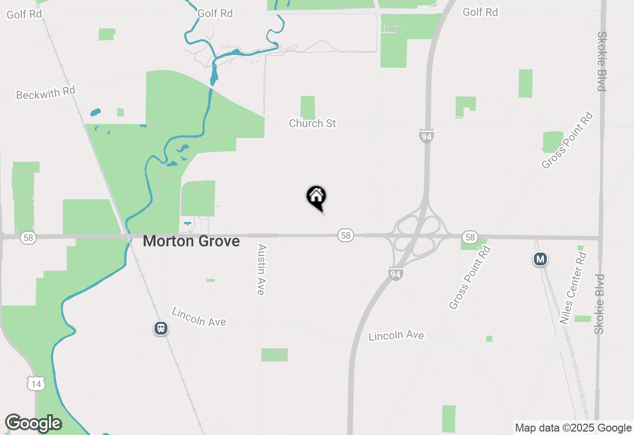 Map of 8832 Menard Avenue, Morton Grove, IL 60053