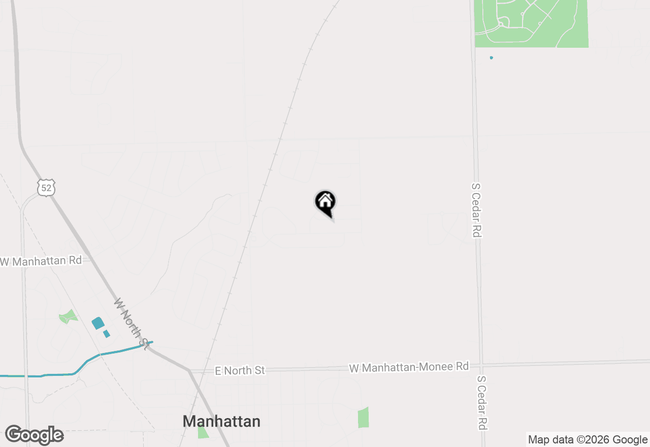 Map of 14931 W Deere Drive, Manhattan, IL 60442
