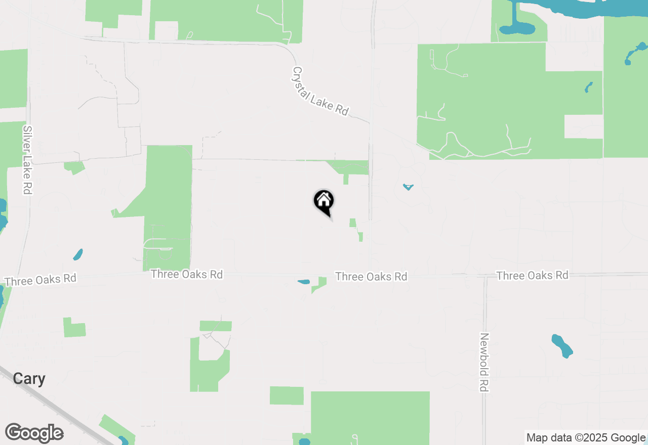 Map of 406 Catkins Way, Cary, IL 60013