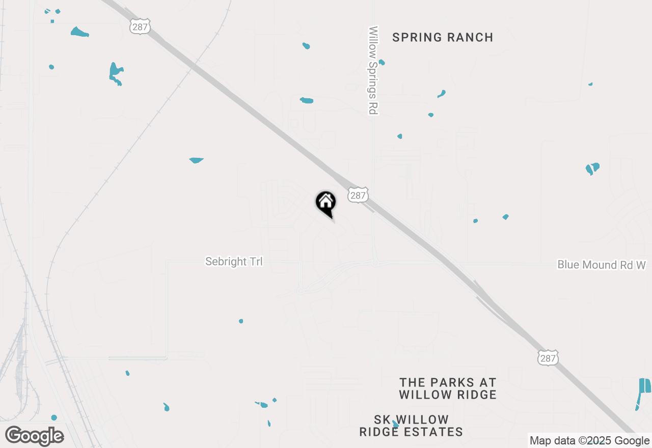 Map of 1700 Stowers Trail, Fort Worth, TX 76052