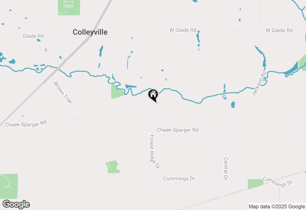 Map of 1413 Plantation Drive N, Colleyville, TX 76034