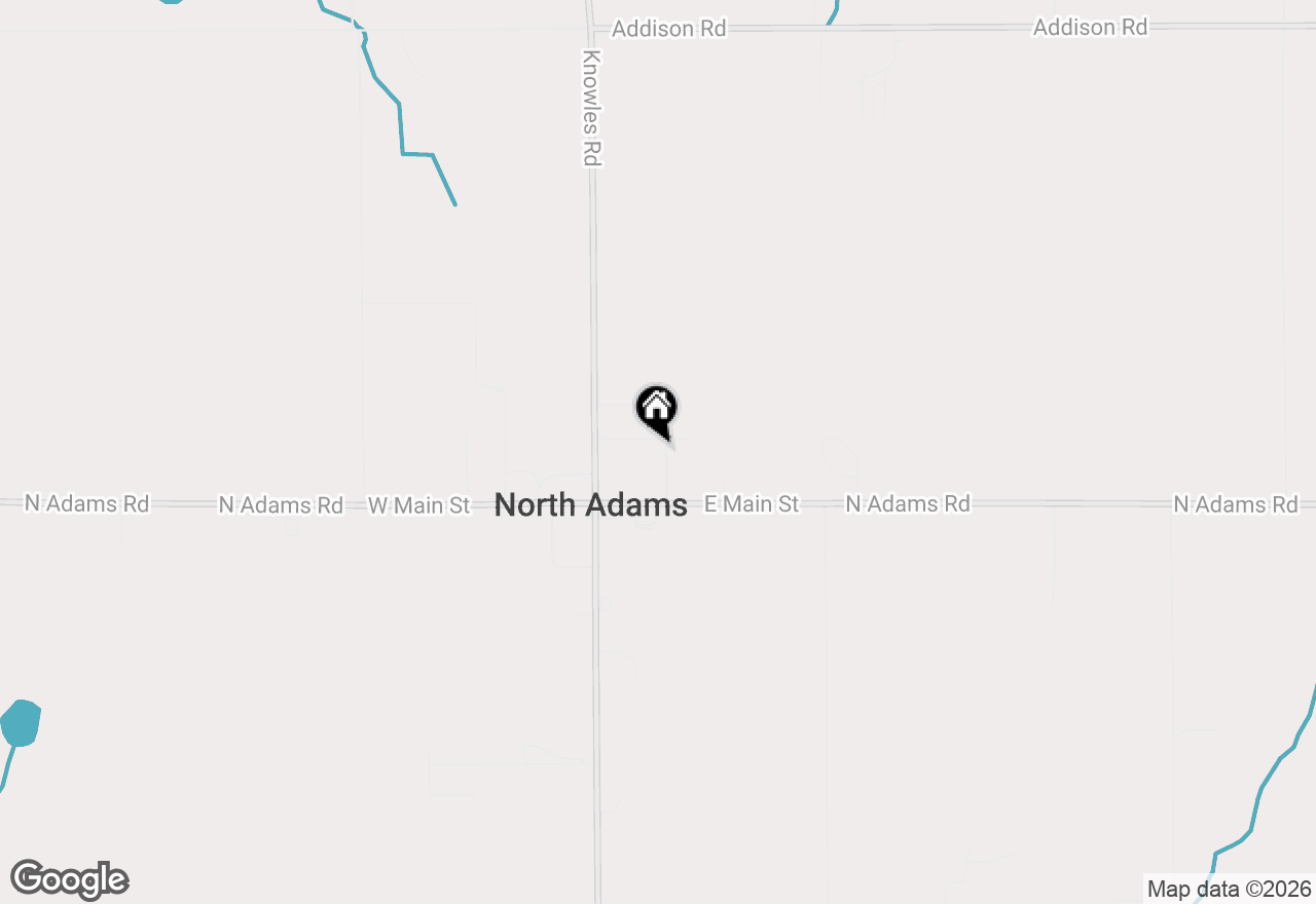 Map of 0 Wilbur Street, North Adams, MI 49262