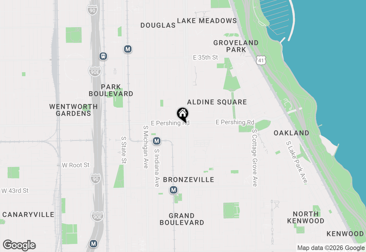 Map of 3914 S King Drive #1S, Chicago, IL 60653
