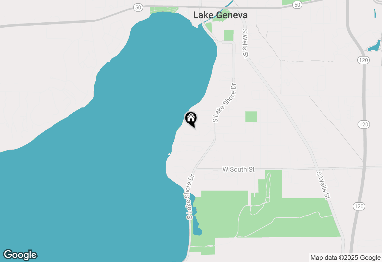 Map of 1070 S Lake Shore Dr #5-B1, Lake Geneva, WI 53147