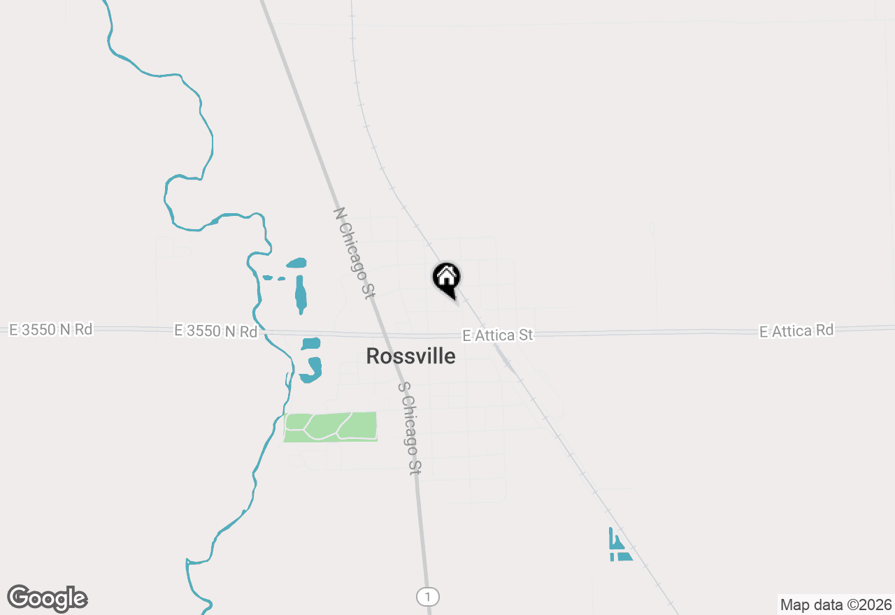Map of 210 Holmes Avenue, Rossville, IL 60963