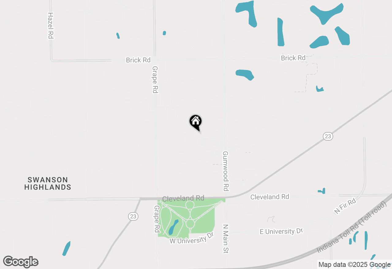 Map of 16212 Gumwood Crossing Drive, Granger, IN 46530