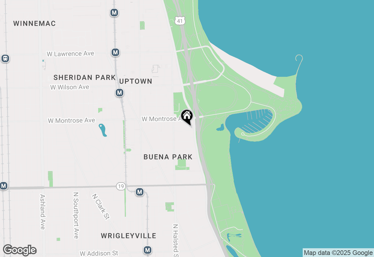 Map of 707 W Junior Terrace #PH-12, Chicago, IL 60613