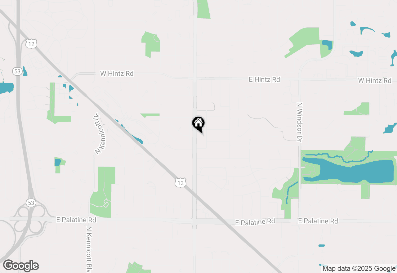 Map of 2315 N Arlington Heights Road, Arlington Heights, IL 60004