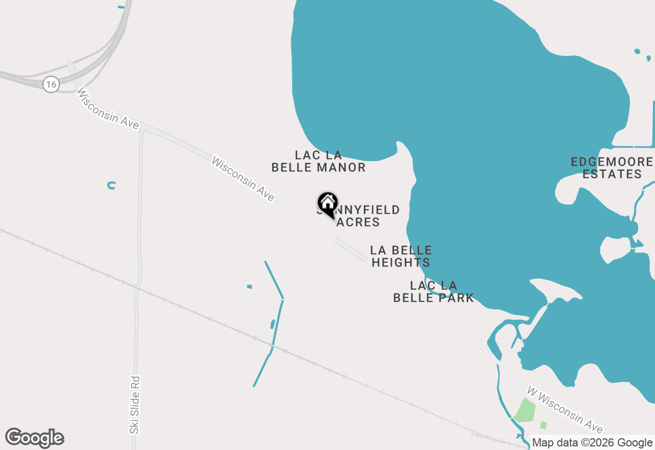 Map of N58W39641 Sunnyfield Dr, Oconomowoc, WI 53066