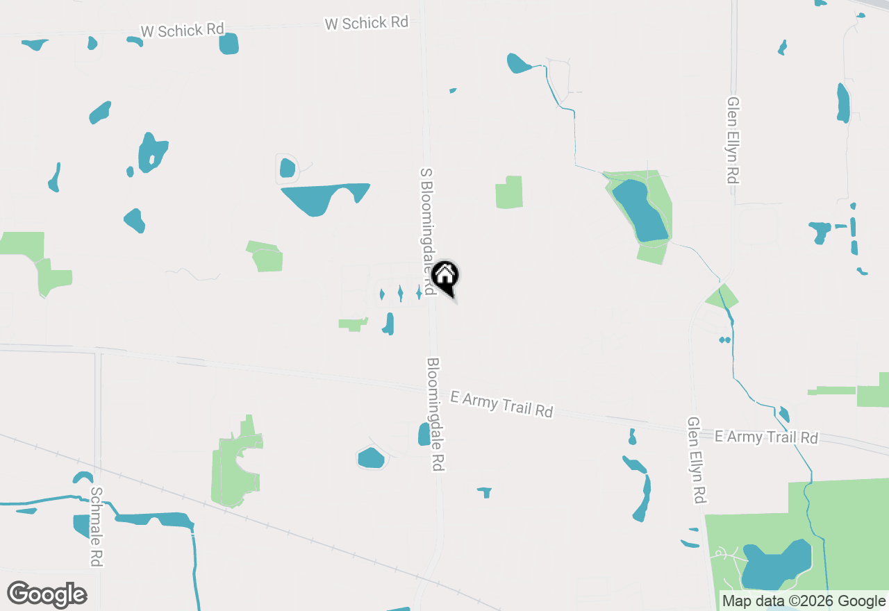 Map of 304 Sutherland Lane, Bloomingdale, IL 60108