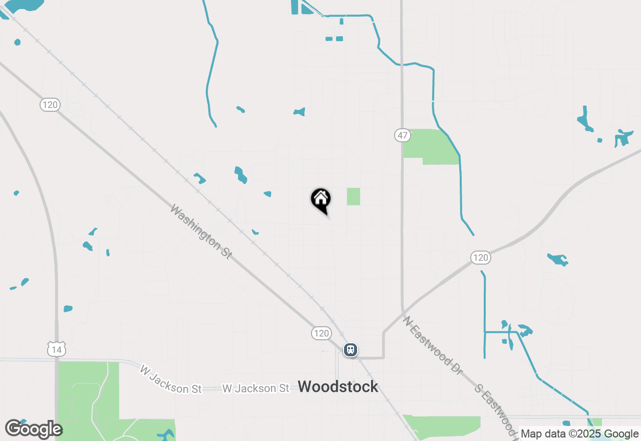 Map of 320 W Donovan Avenue, Woodstock, IL 60098