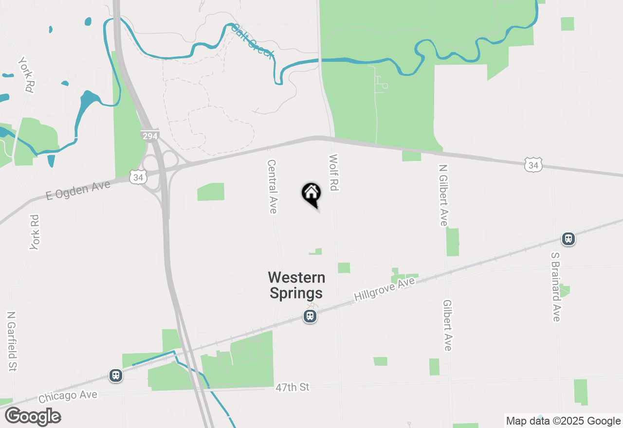 Map of 4055 Grand Avenue, Western Springs, IL 60558