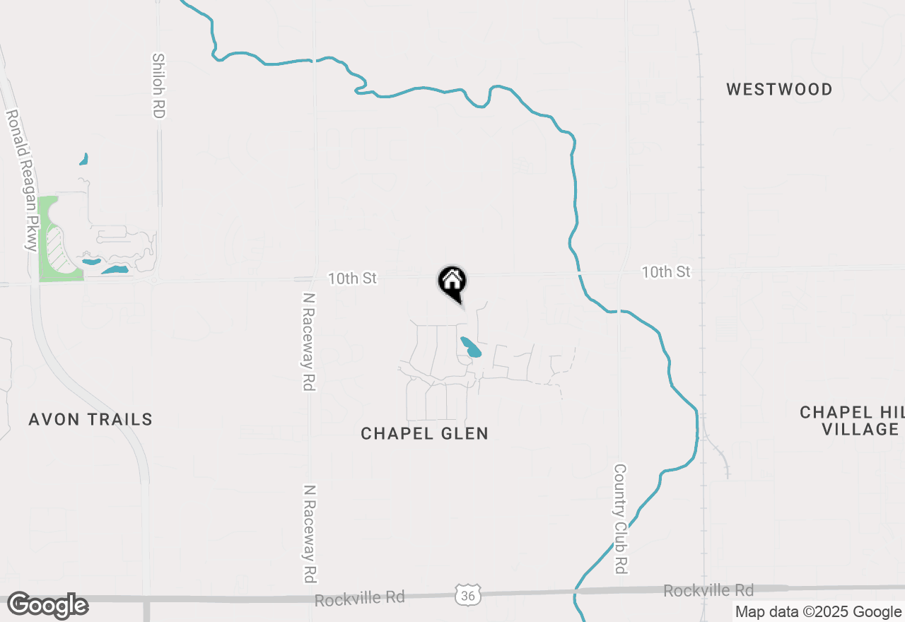 Map of 8840 Ellington Drive, Indianapolis, IN 46234