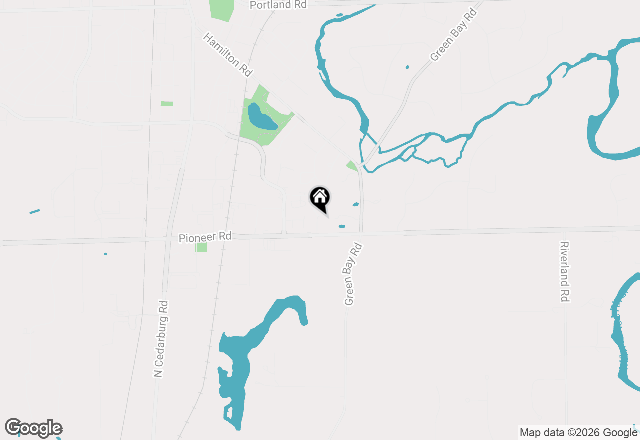 Map of W52N139 Pioneer Ct, Cedarburg, WI 53012