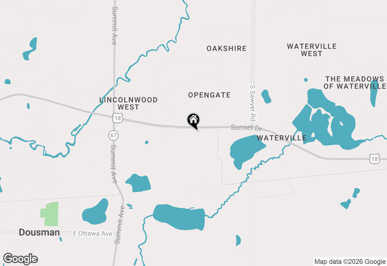 Map of 573 Pioneer Ct #LT21 LEFT, Dousman, WI 53118