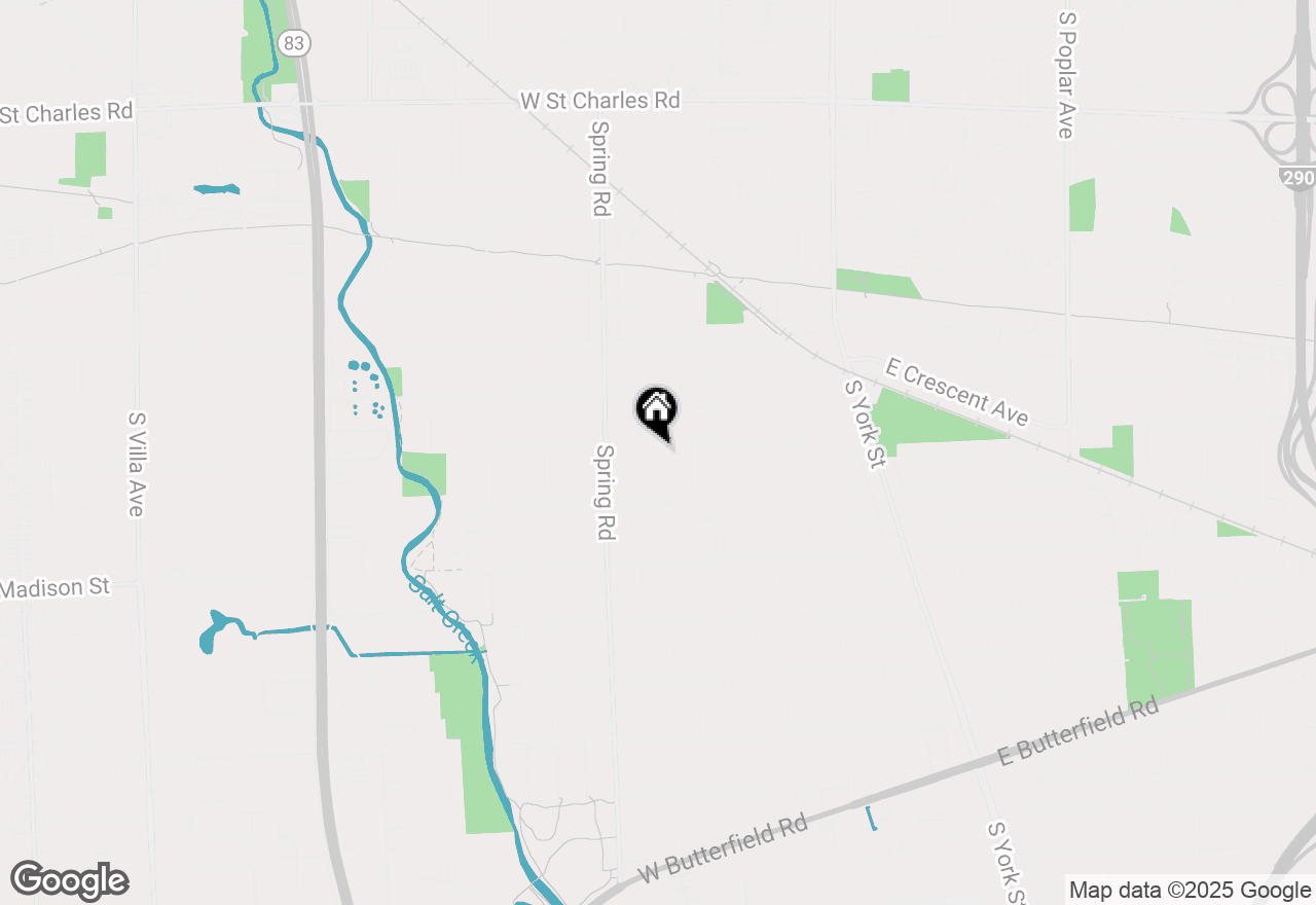 Map of 676 S Swain Avenue, Elmhurst, IL 60126