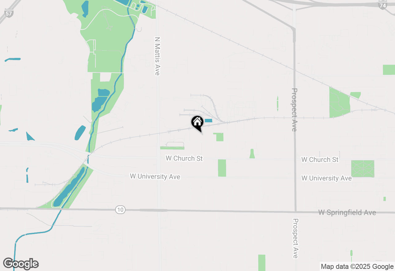 Map of 508 N Carson Avenue, Champaign, IL 61821