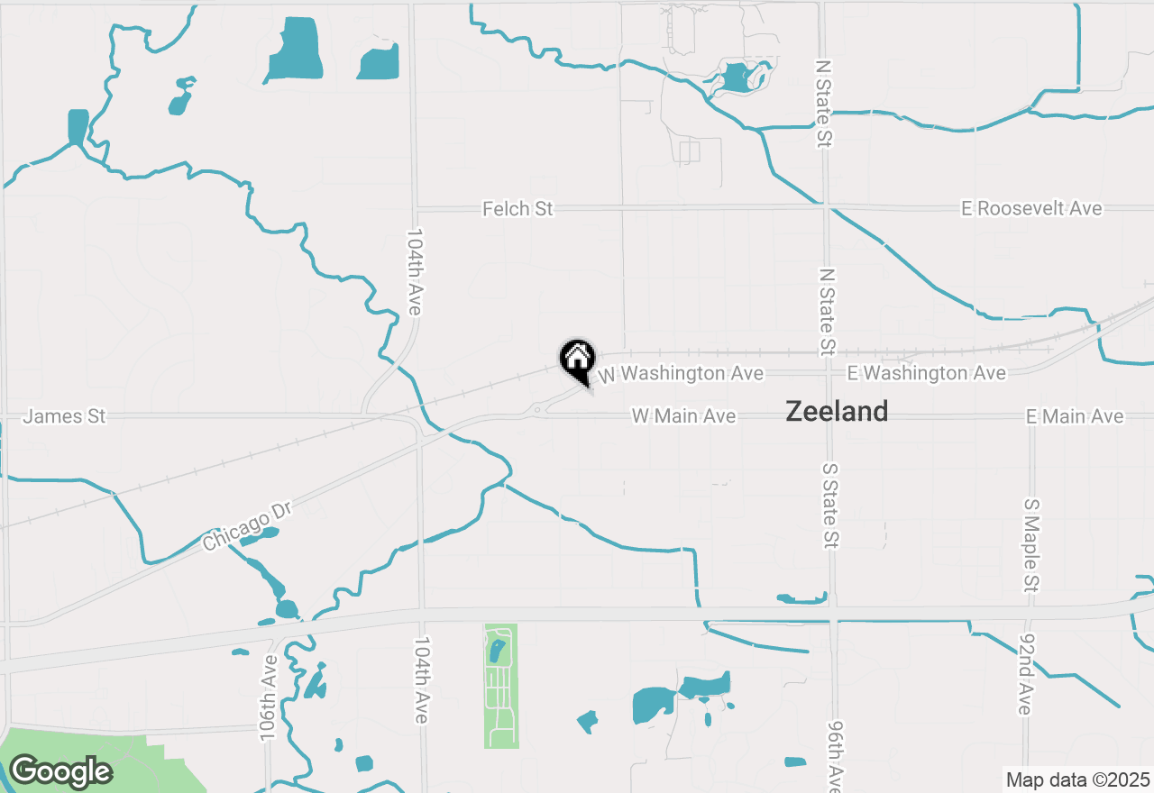 Map of 430 Washington, Zeeland, MI 49464