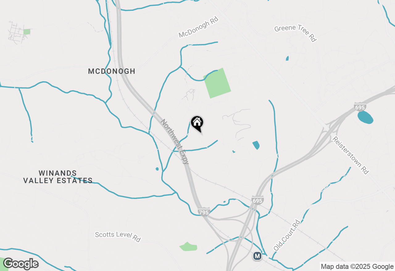 Map of 1744 Water Crossing Rd, Baltimore, MD 21208