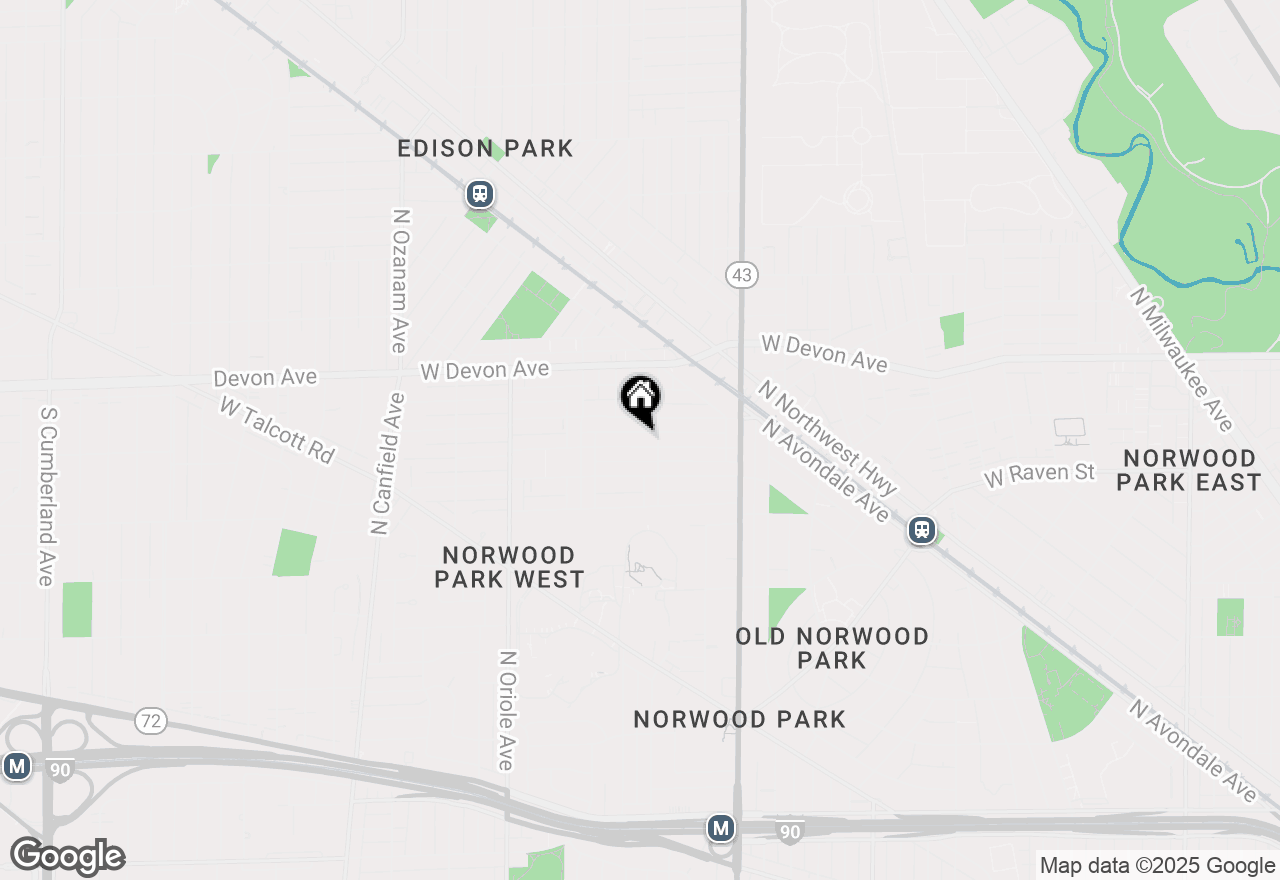 Map of 7316 W Clarence Avenue, Chicago, IL 60631