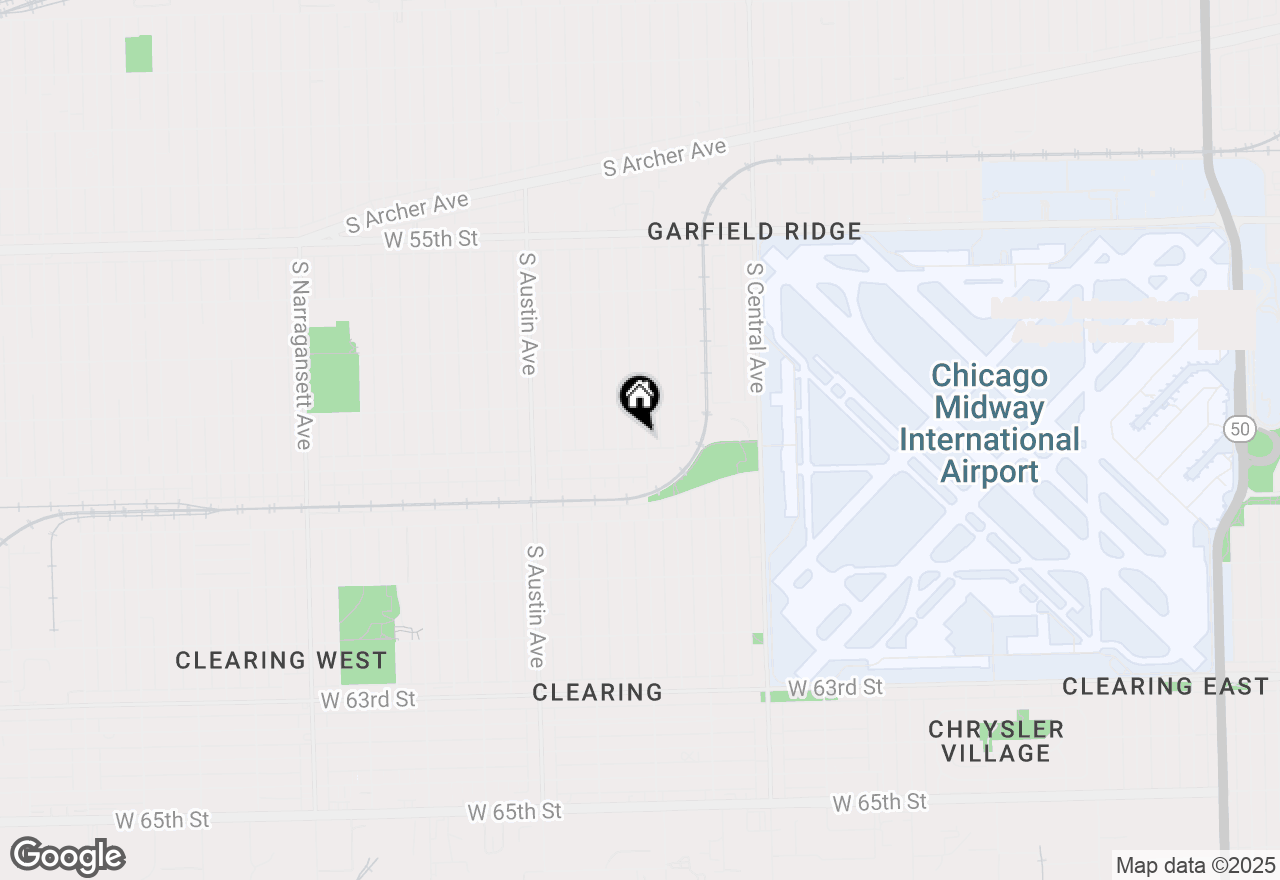 Map of 5836 S Menard Avenue, Chicago, IL 60638