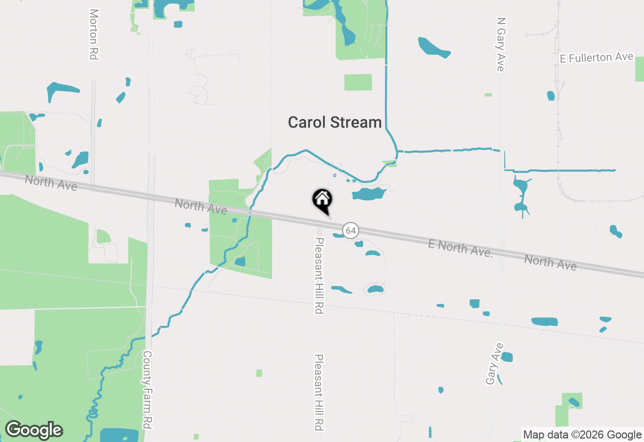Map of 26 W 220 North Avenue, Carol Stream, IL 60188
