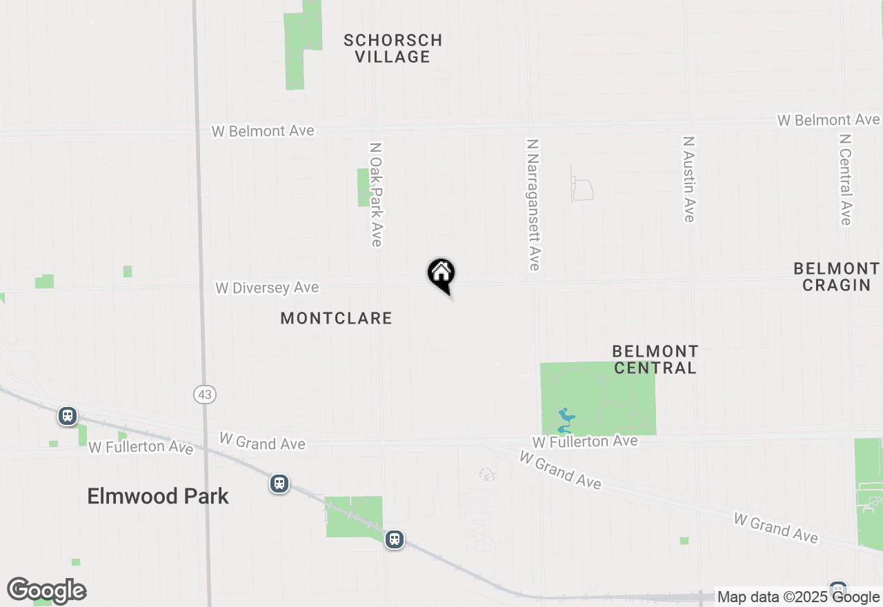 Map of (Address confidential), Chicago, Illinois 60707