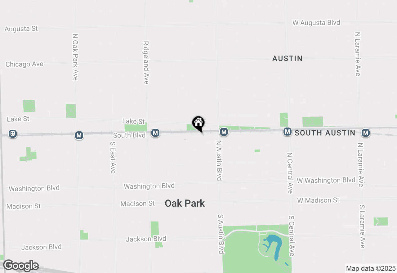 Map of 104 S Taylor Avenue, Oak Park, IL 60302