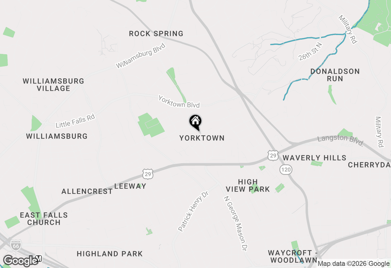 Map of 5137 25th Place N, Arlington, VA 22207