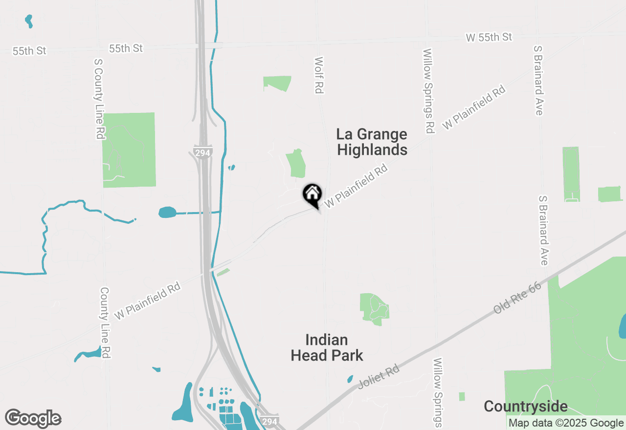 Map of (Address confidential), Indian Head Park, Illinois 60525