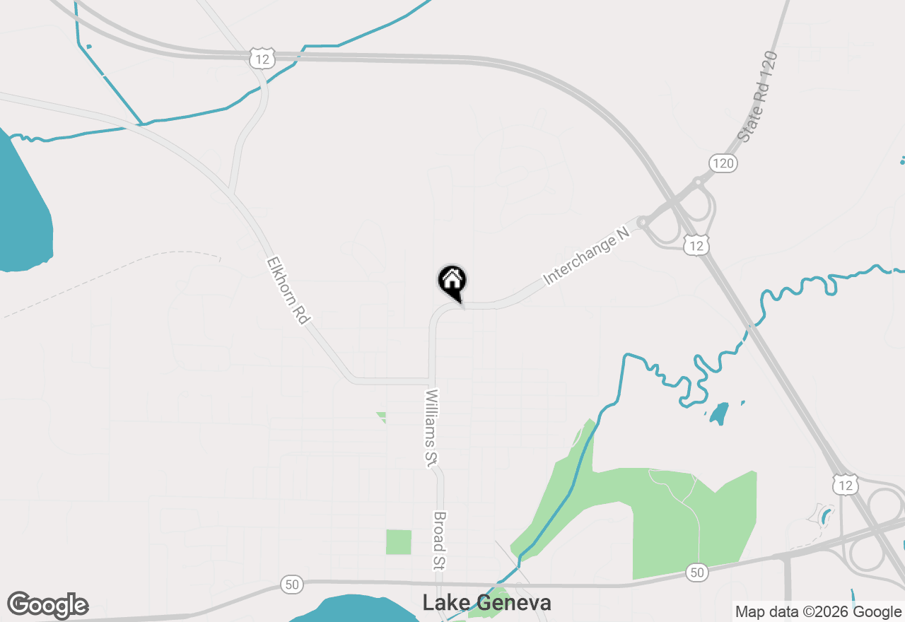 Map of 742 Sheridan Springs Rd, Lake Geneva, WI 53147