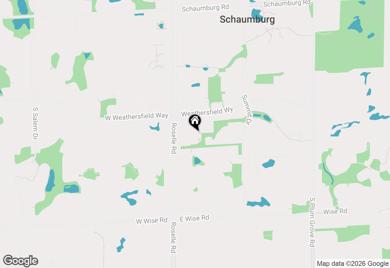 Map of 706 Huntington Lane, Schaumburg, IL 60193