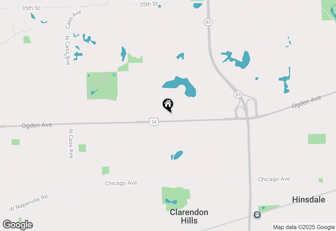 Map of 527-541 Kensington Court, Hinsdale, IL 60521