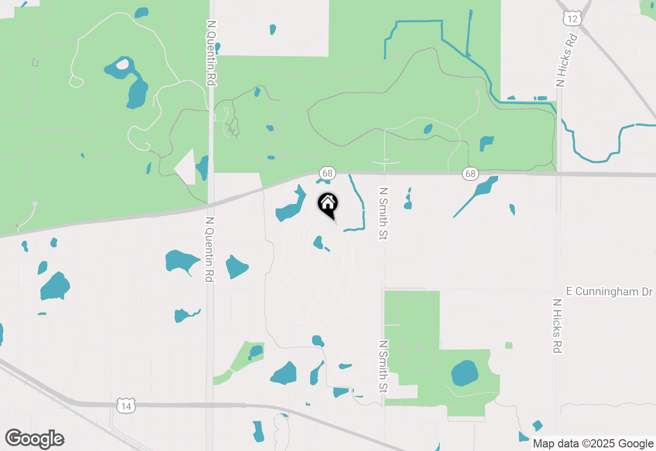 Map of 1422 N Driftwood Avenue, Palatine, IL 60067