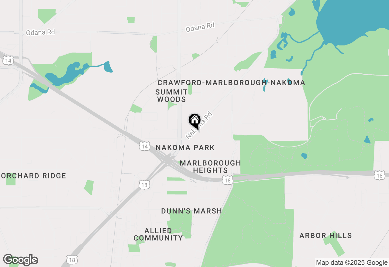 Map of 4301 Nakoma Road, Madison, WI 53711