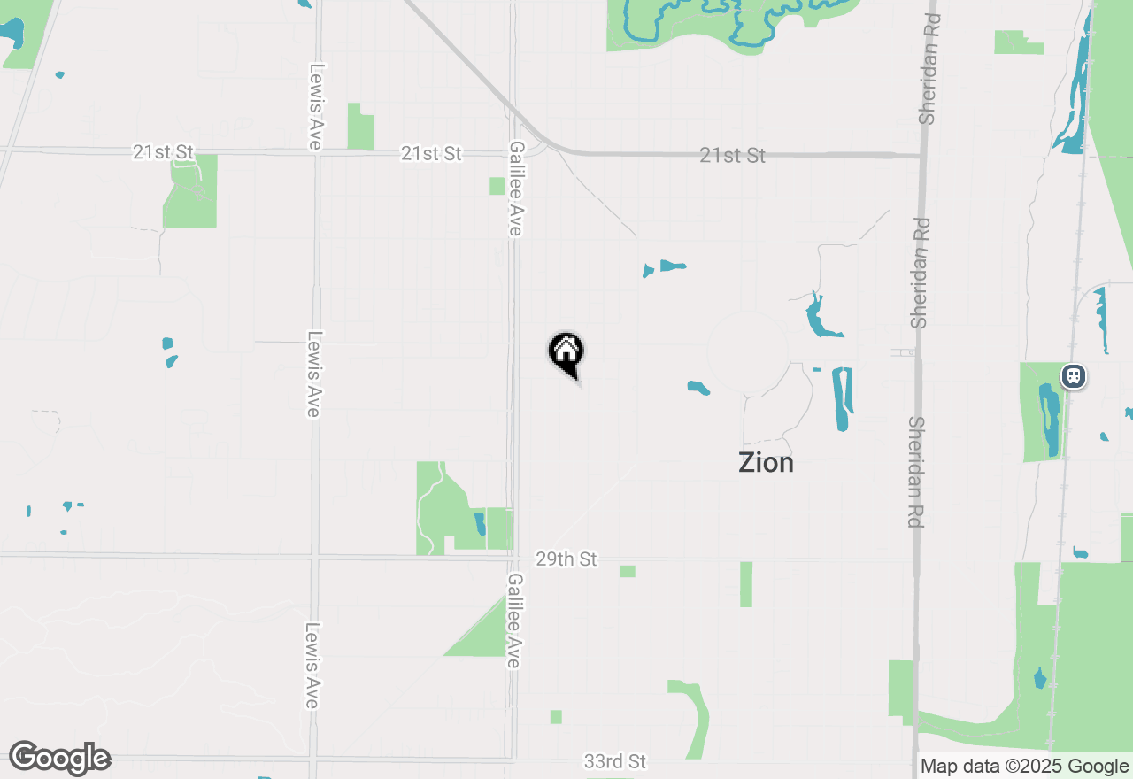 Map of 2524 Gilboa Avenue, Zion, IL 60099