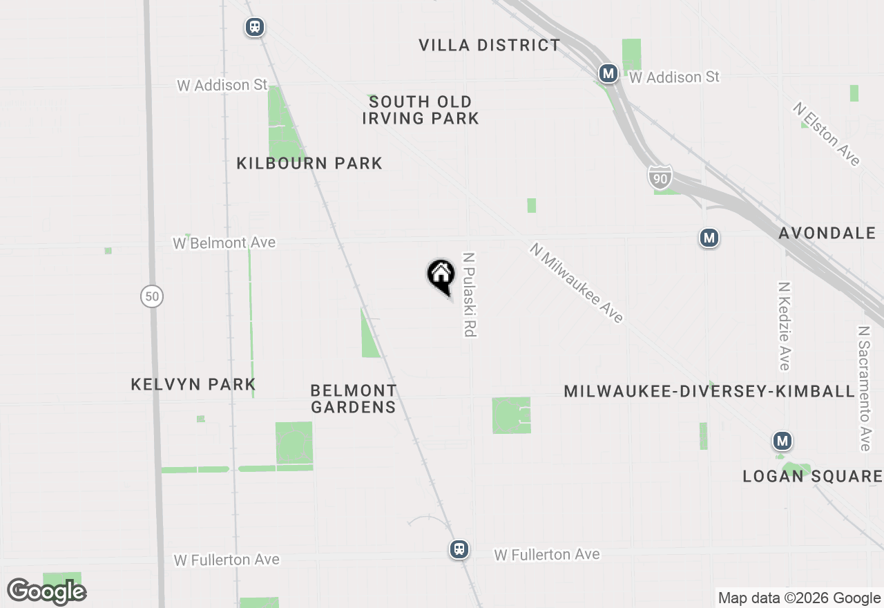 Map of 4045 W Nelson Street, Chicago, IL 60641