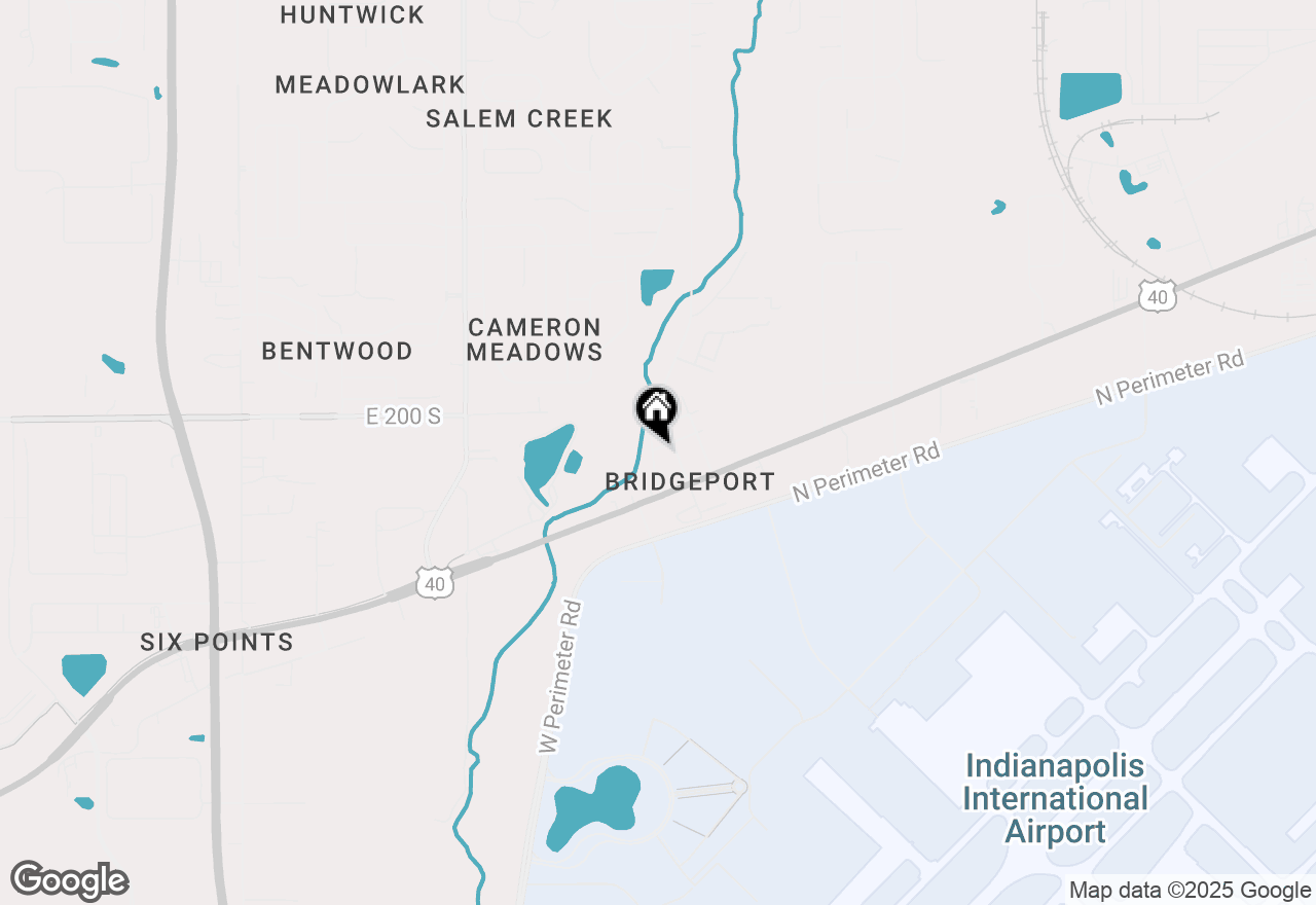 Map of 2301 Porter Street, Indianapolis, IN 46231