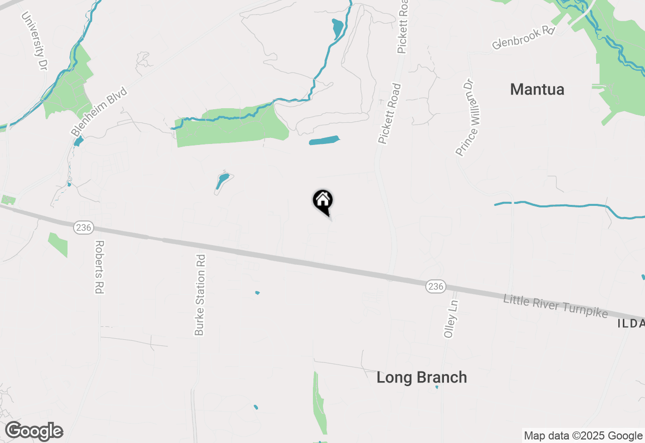 Map of 3895 Bradwater Street, Fairfax, VA 22031