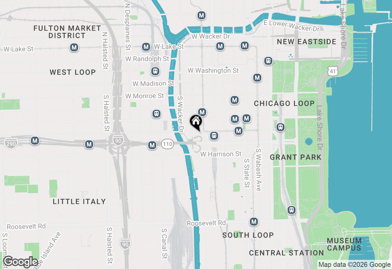 Map of 235 W Van Buren Street #4219, Chicago, IL 60607